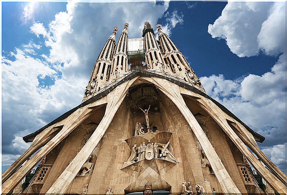 Facade of the Sagrada Familia