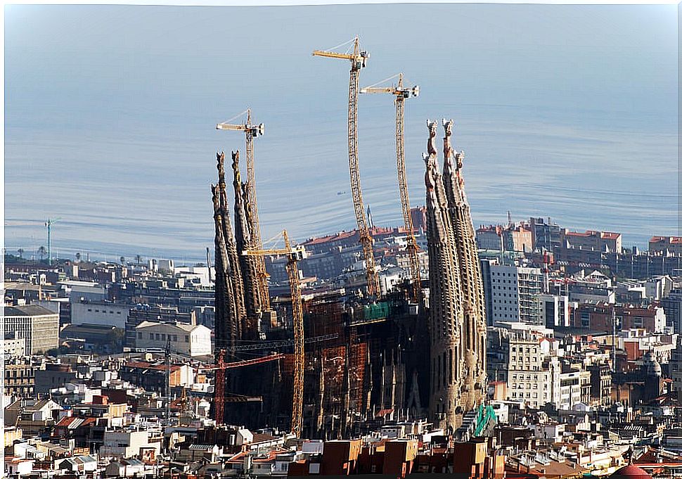 Works in the Sagrada Familia