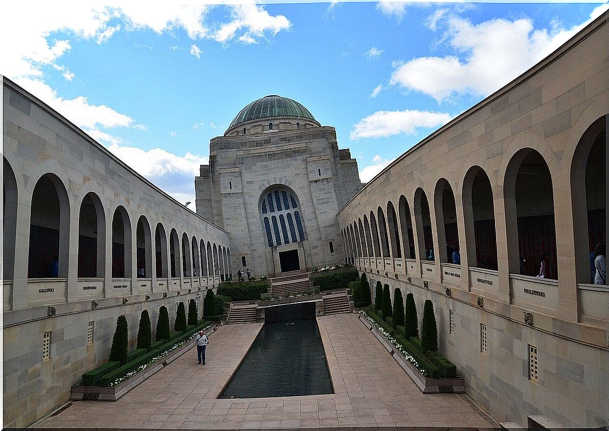 The Australian War Memorial Center in Canberra