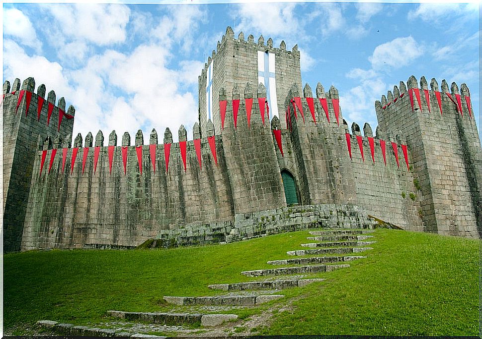 Guimaraes Castle in Portugal