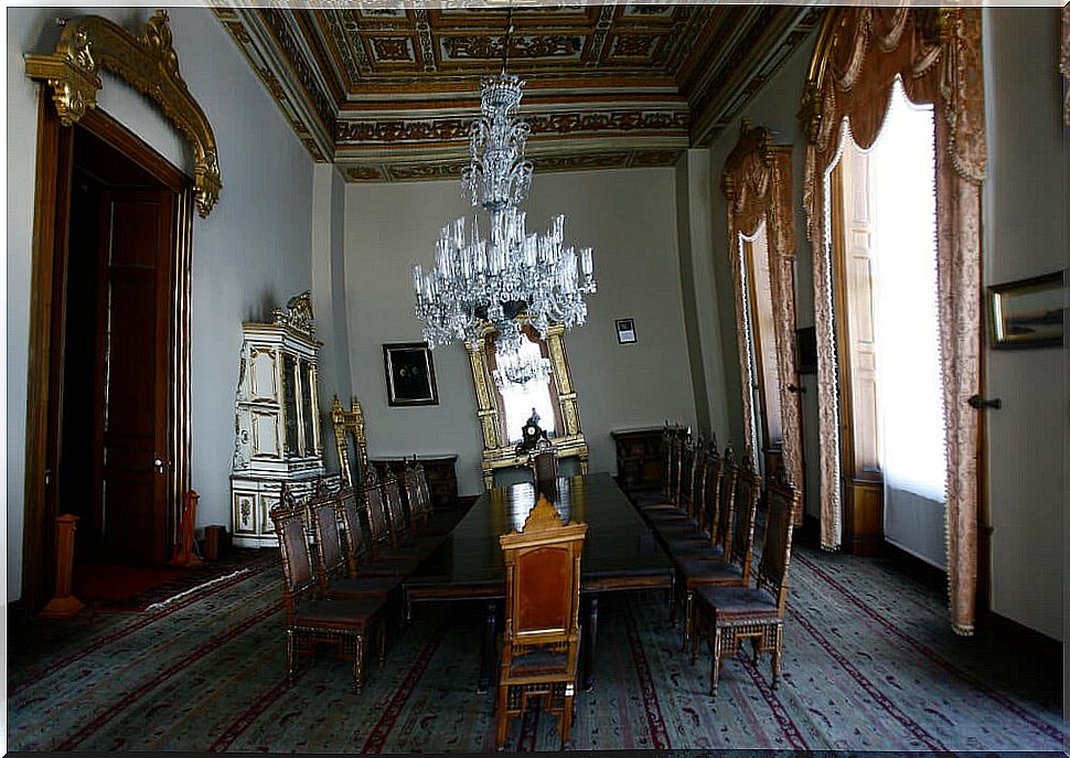 Interior of the Beylerbeyi Palace