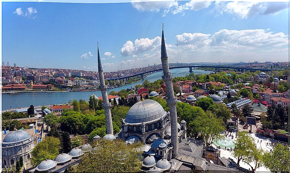 Eyüp neighborhood with the mosque