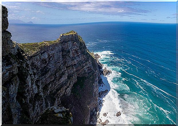 View from Cape Point, stop on the way to the Cape of Good Hope