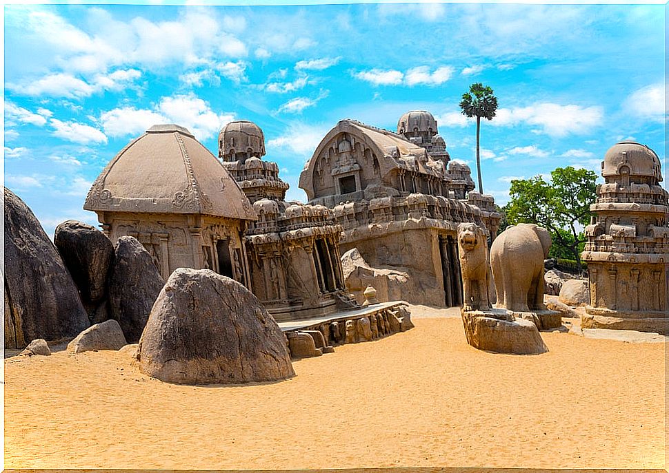 Pancha Rathas in Mahalipuram