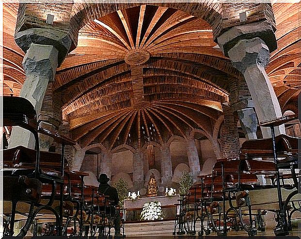 Gaudí's crypt in Colonia Güell