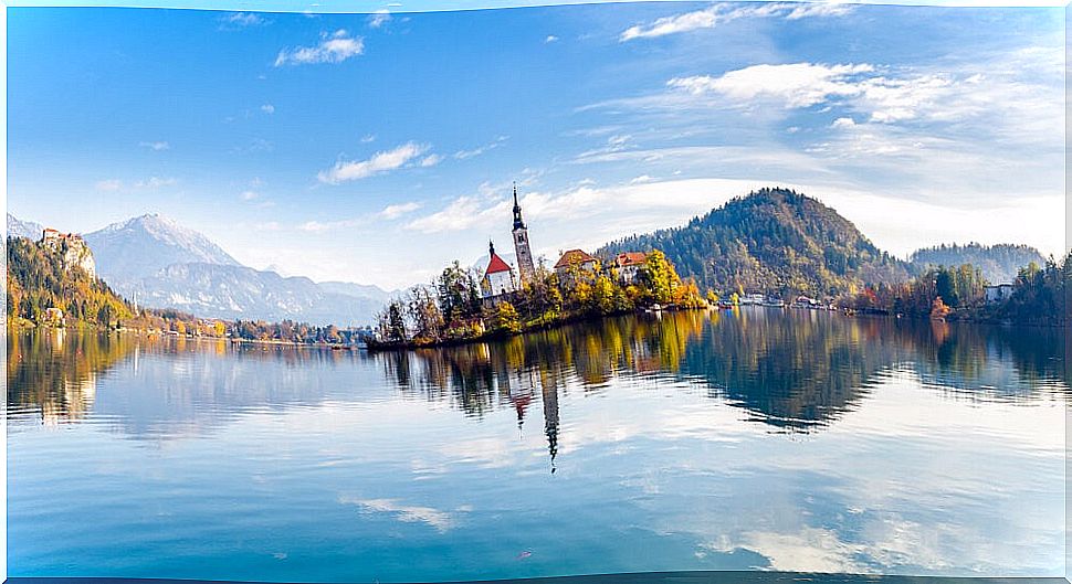 The incredible waters of Lake Bled in Slovenia