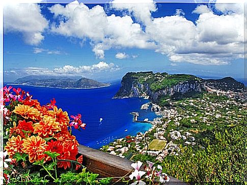 The island of Capri, a jewel of the Mediterranean