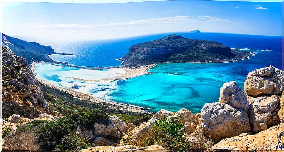 Balos on the island of Crete