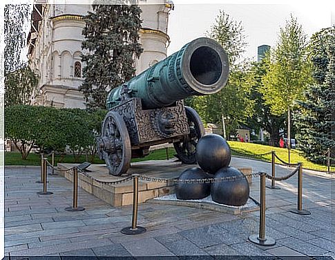 Tsar Pushka cannon in the Moscow Kremlin