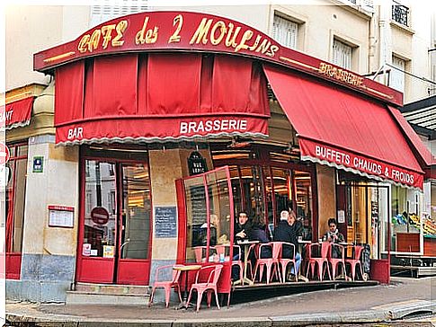 Cafe des 2 Moulins in Paris