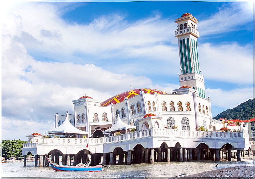 Masjid Terapung Pulau Mosque in Penang