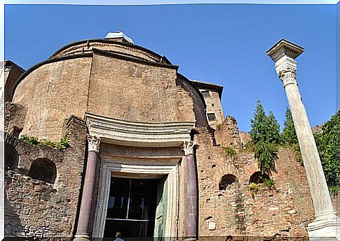 Temple of Rñomulo in the Roman Forum