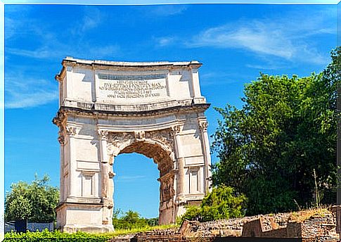 Arch of Titus in the Roman Forum