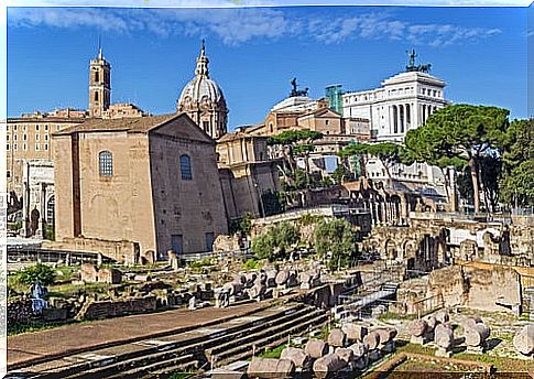 curia in the Roman Forum