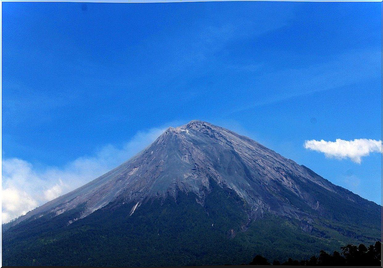 Semeru volcano