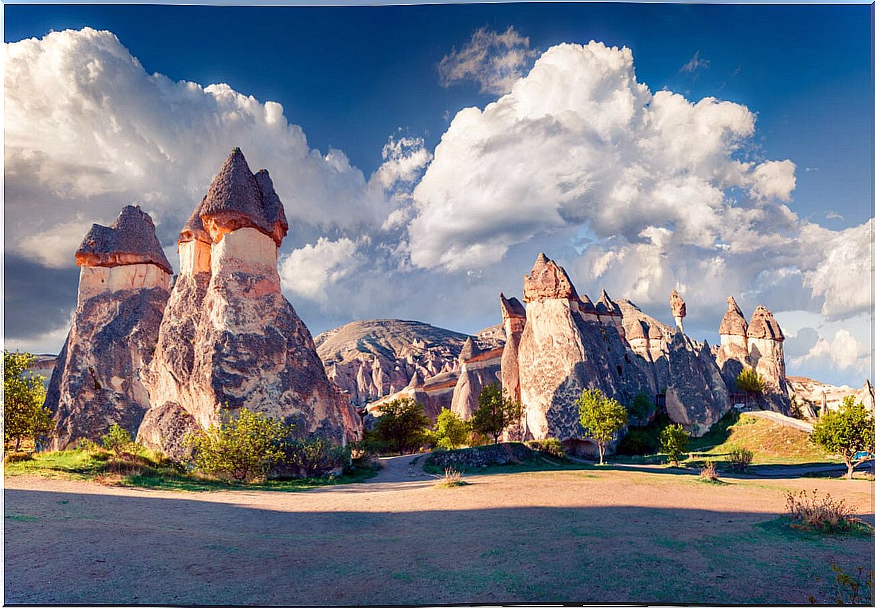 Fairy chimneys are one of the main attractions in Cappadocia.