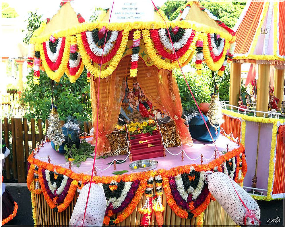 Altar in the temple