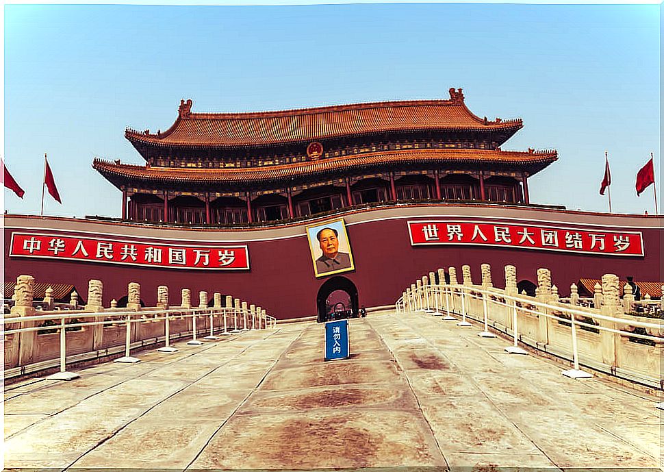 Gate of Heavenly Peace in Tiananmen Square