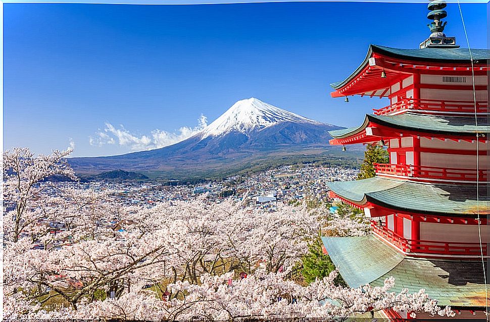 Mount Fuji in Japan