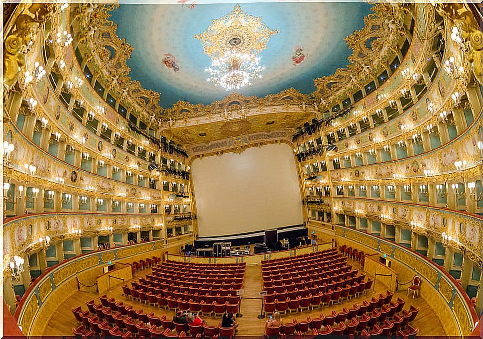 Interior of La Fenice