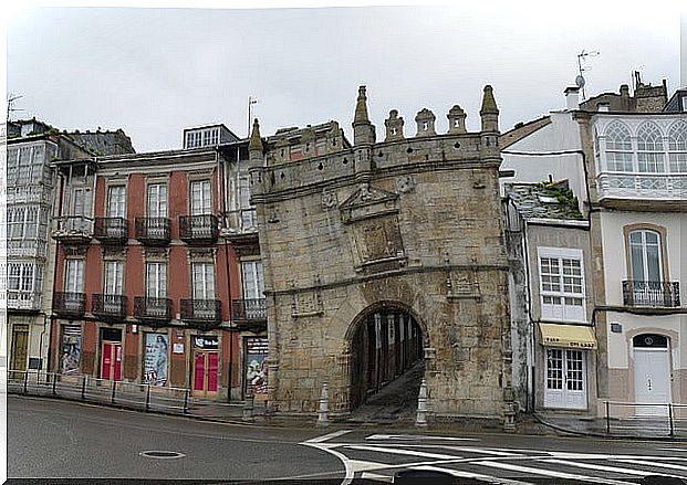 Gate of Carlos V in Viveiro