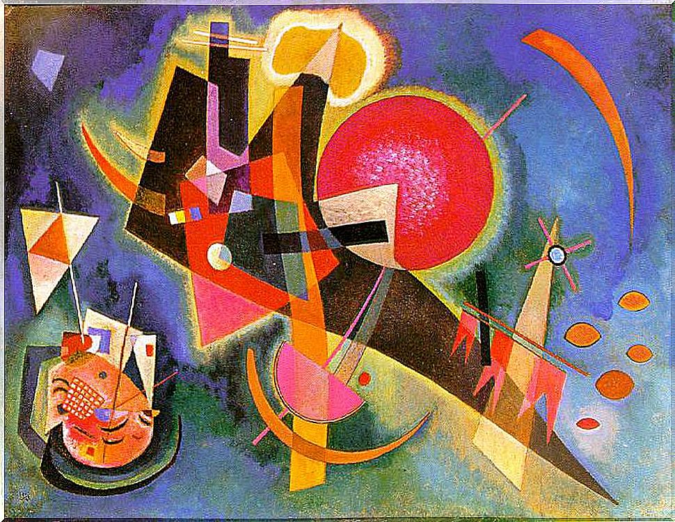 In Kandinsky blue