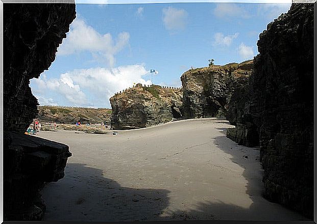 Os Castros beach in Lugo