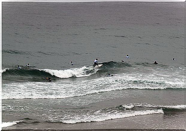 Lóngara beach in Lugo