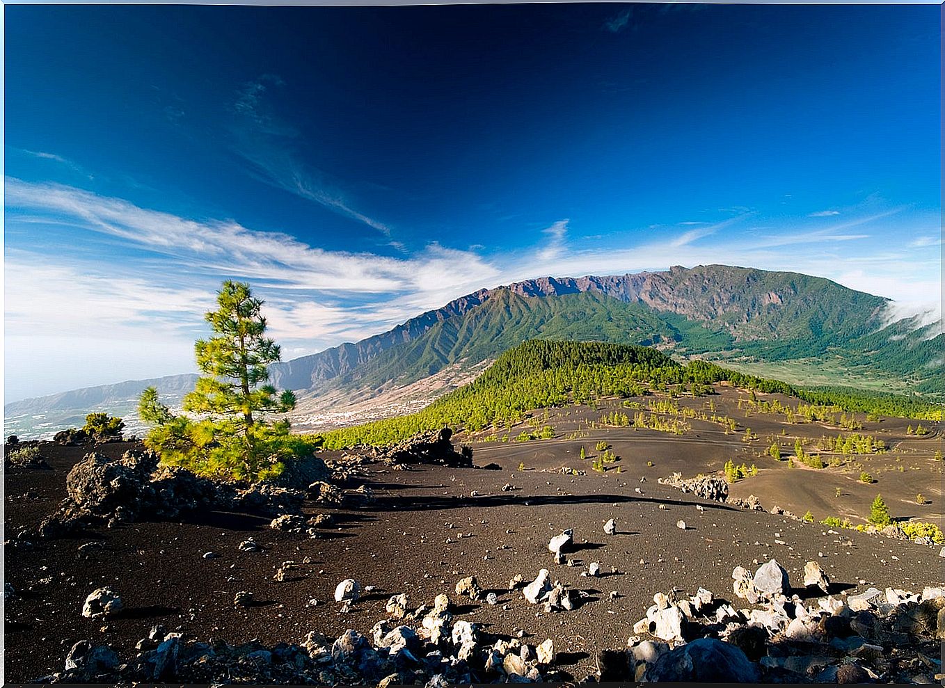 Route of the Volcanoes on the island of La Palma