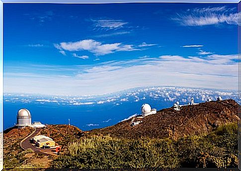 Roque de los Muchachos on the island of La Palma