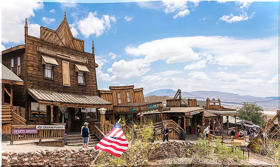 We traveled to Calico, the ghost town of a 'western'