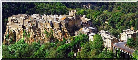 Calcata, one of the charming towns near Rome