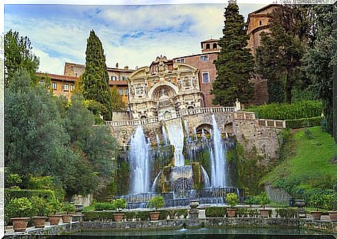 Villa del Este in Tivoli, near Rome