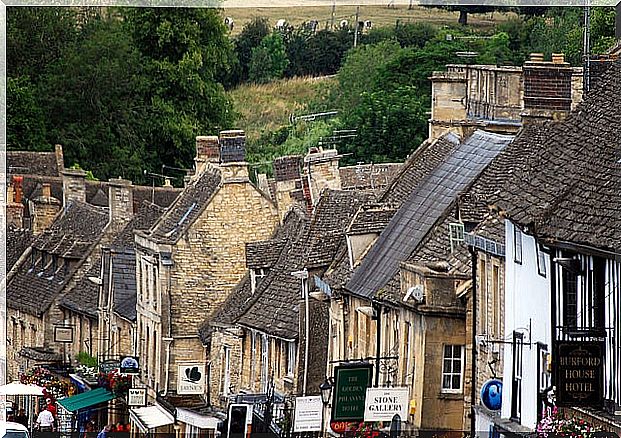 Burford, one of the towns in the Cotswolds