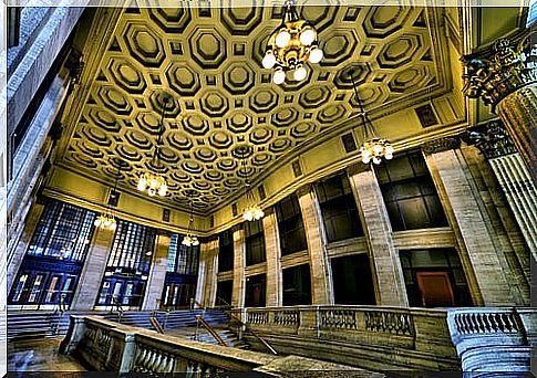 Chicago train station