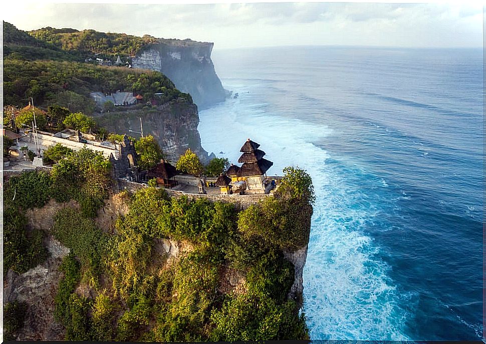 View of the Uluwatu Temple on the Bukit Peninsula