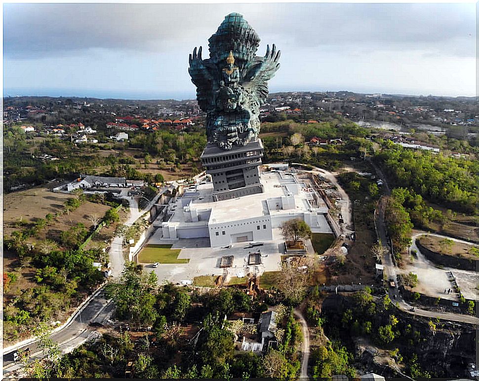 View of the Garuda Wisnu Kencana park