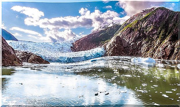 Sawyer Glacier in Alaska