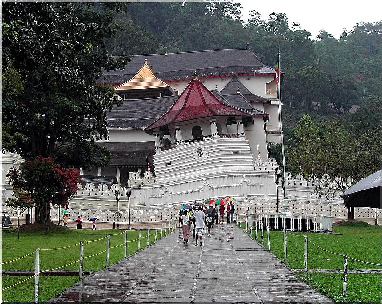 Temple of the Tooth in Sri Lanka